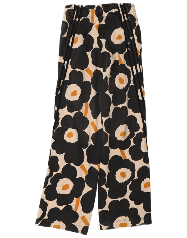 Adidas Pantalon de survêtement Marimekko Graphic pour femme UK 8/10 Small Blanc cassé