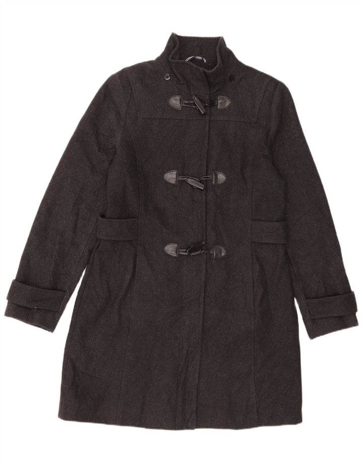 Nautica ženski Duffle Coat UK 14 srednje crna vuna