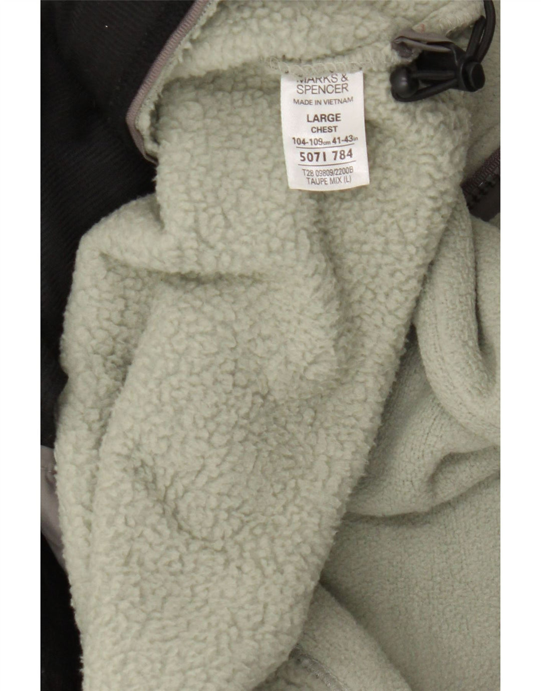 Marks & Spencer Herre Blue Harbor Fleecejakke UK 40 Large Green