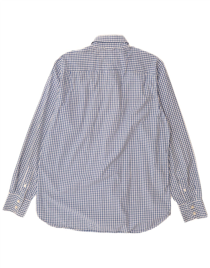 Tommy Hilfiger Herre Ternet skjorte Medium Blue Gingham Cotton