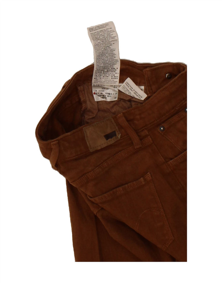 LEVI'S Womens Skinny Jeans W24 L28 Brown Cotton Vintage Levi's and Second-Hand Levi's from Messina Hembry 
