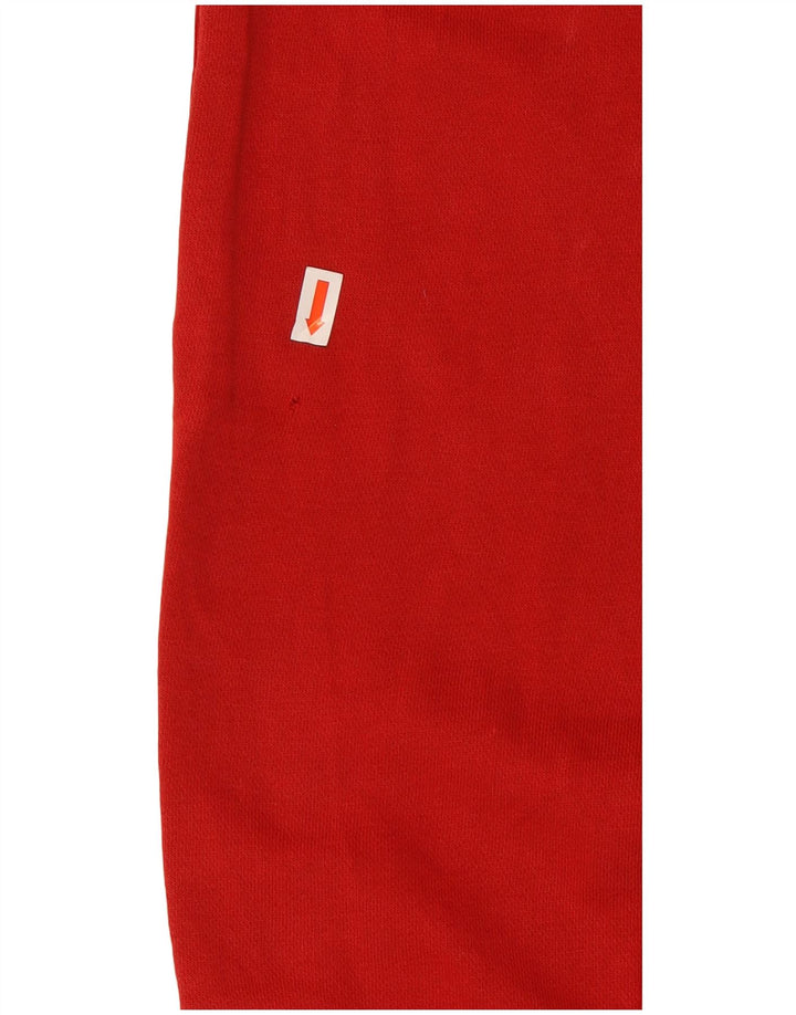 ADIDAS Mens Tracksuit Trousers Joggers Small  Red Cotton