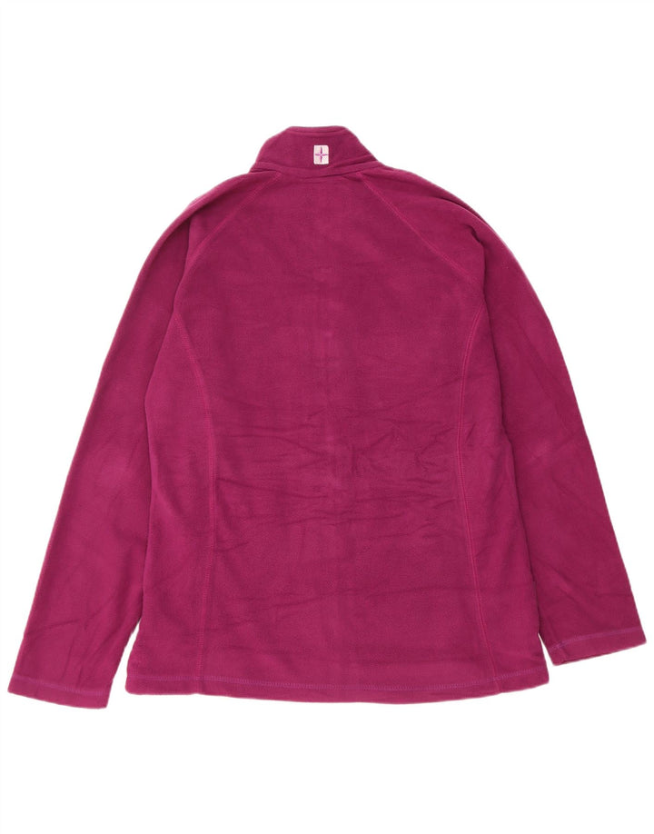 Mountain Warehouse Fleecejacke für Damen, UK 14, Größe L, Lila, Polyester