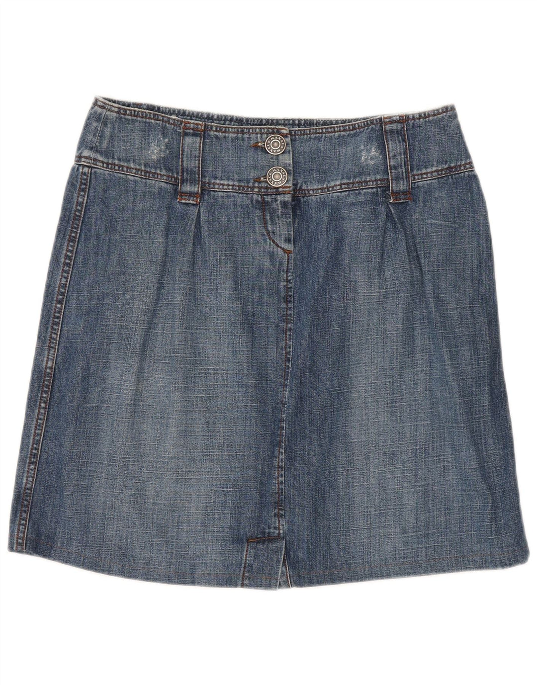 Max & Co. Womens Denim Skirt UK 14 Large W32 Blue Cotton
