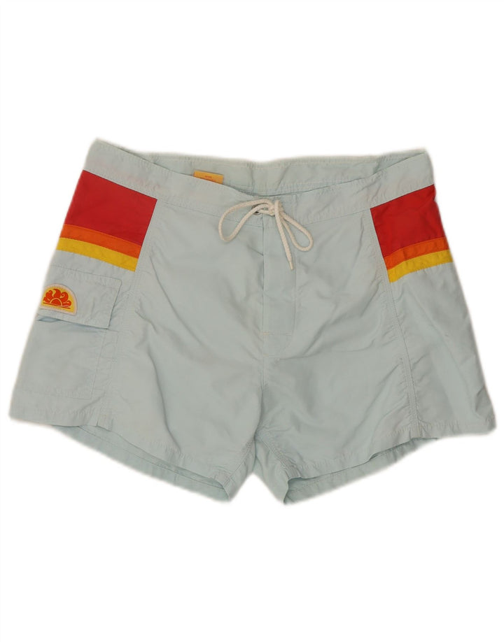 Męskie spodenki kąpielowe Sundek, nylon w kolorze średniego niebieskiego