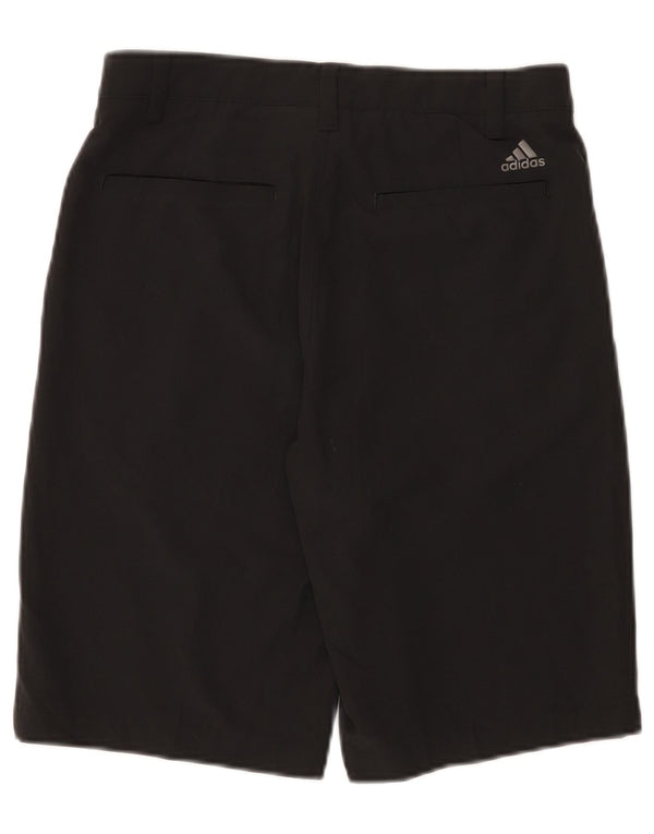 Adidas Mens Chino Shorts W28 Pequeño Poliéster Negro