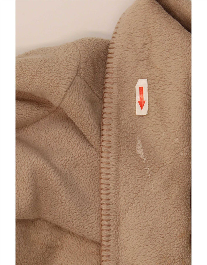Marks & Spencer Fleecejakke til kvinder UK 16 Stor Beige Polyester
