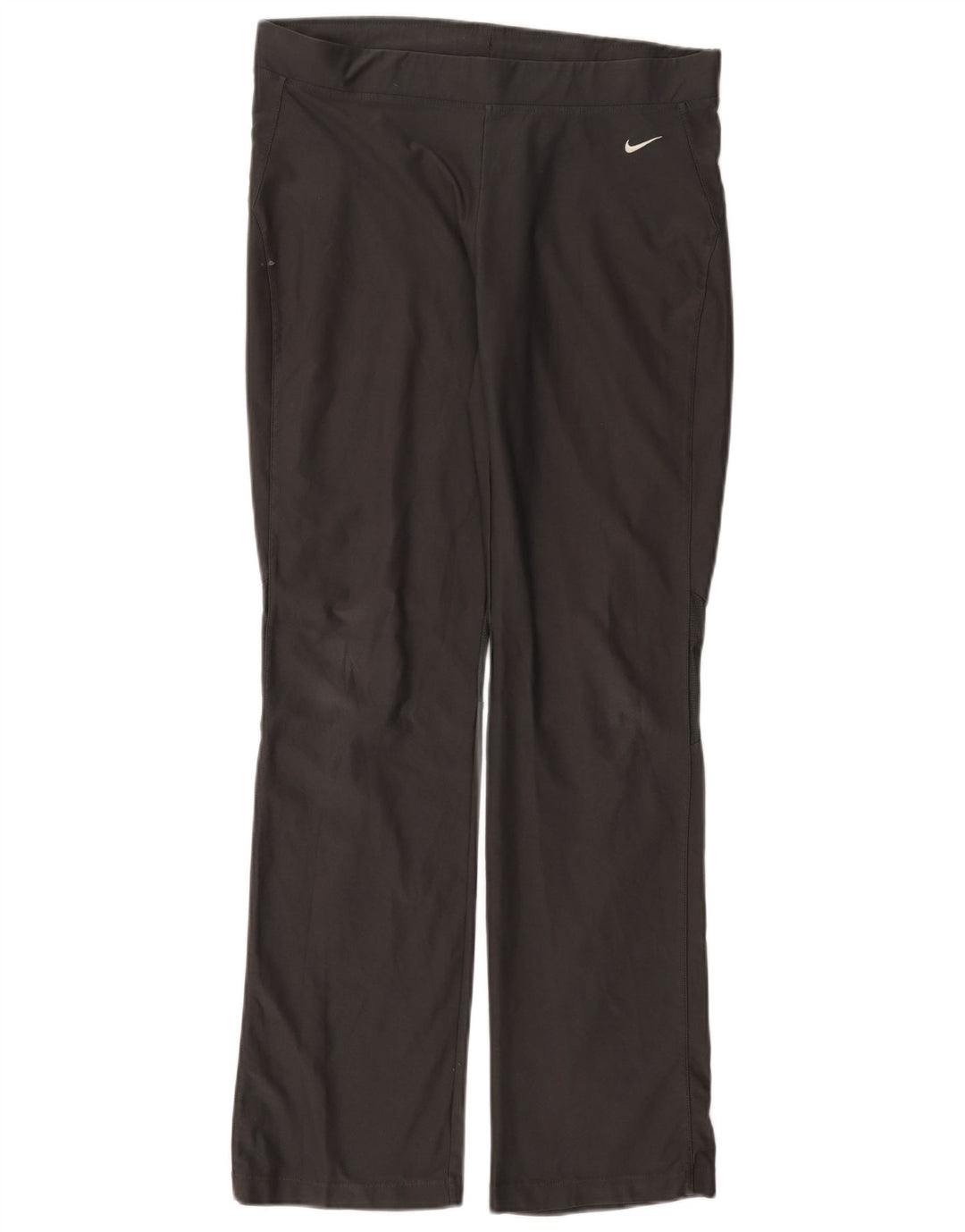 Nike træningsdragtsbukser til kvinder US 8/10 mellemgrå polyester