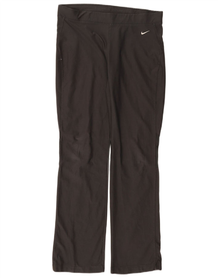 Nike træningsdragtsbukser til kvinder US 8/10 mellemgrå polyester