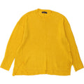 MARKS & SPENCER Womens Crew Neck Jumper Sweater UK 16 Large Yellow Vintage Marks & Spencer and Second-Hand Marks & Spencer from Messina Hembry 