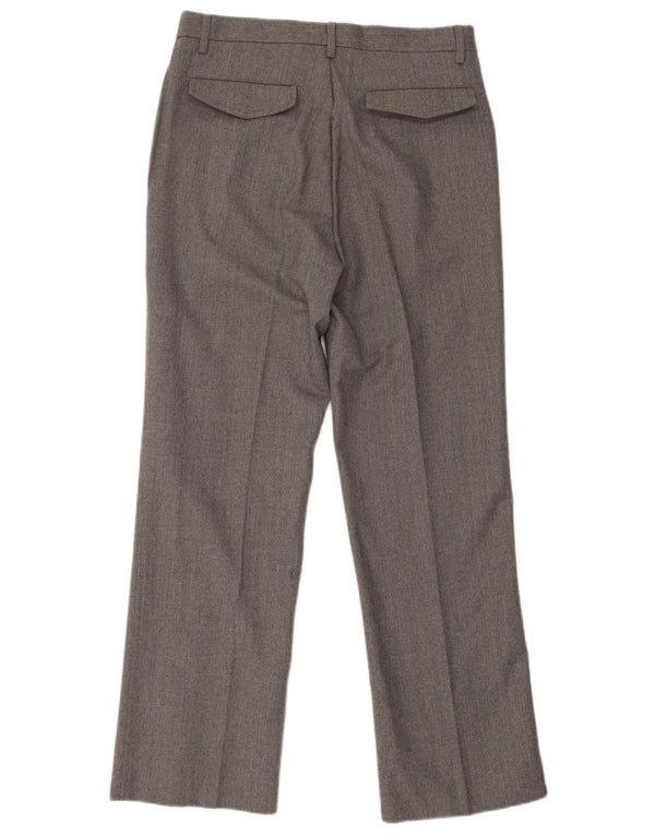 Sisley Herre Straight Suit Bukser IT 46 Small W28 L29 Grå Acetat
