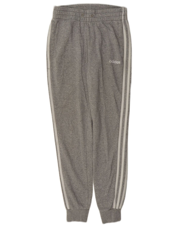 Adidas Pantalon de survêtement pour femme Joggers UK 4/6 XS Gris chiné en coton