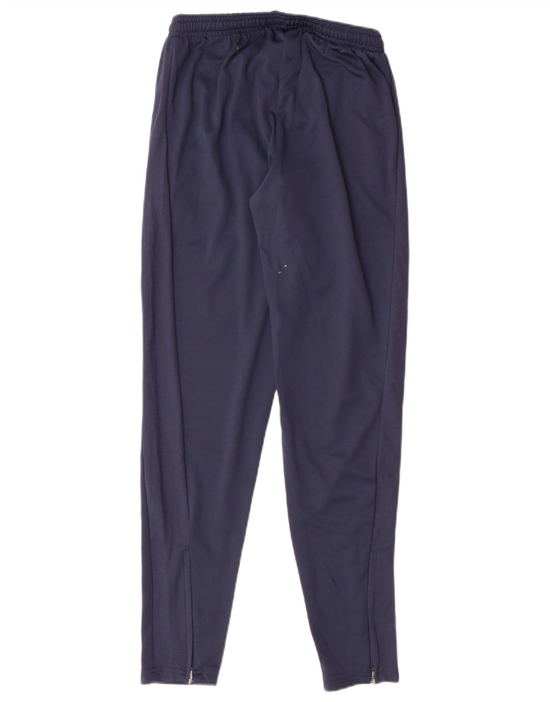 Nike Mens Dri Fit Tracksuit Trousers Small Navy Blue Polyester