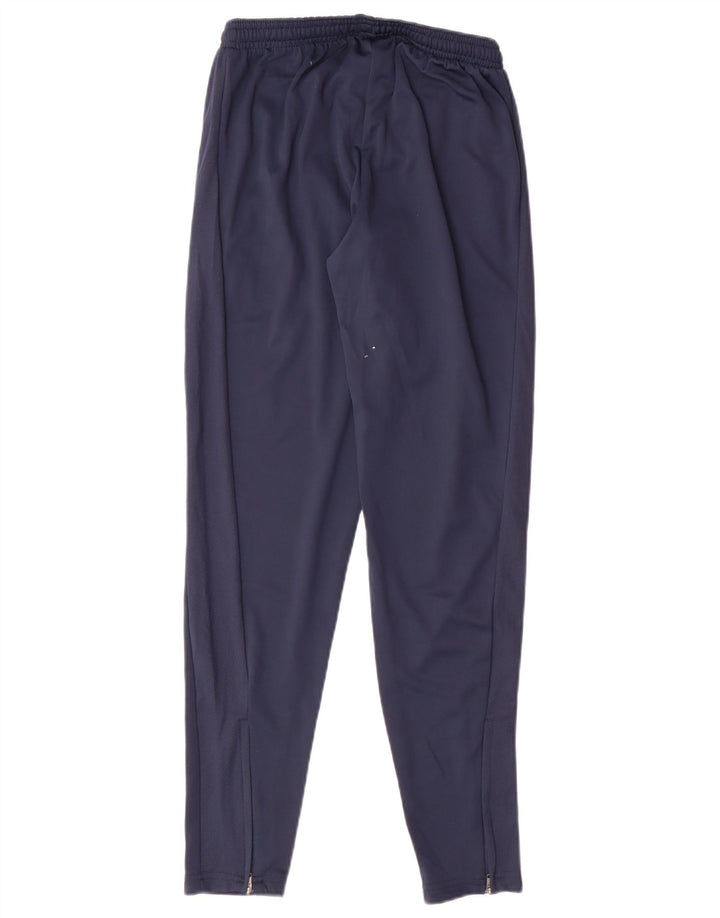 Nike Mens Dri Fit Tracksuit Trousers Small Navy Blue Polyester