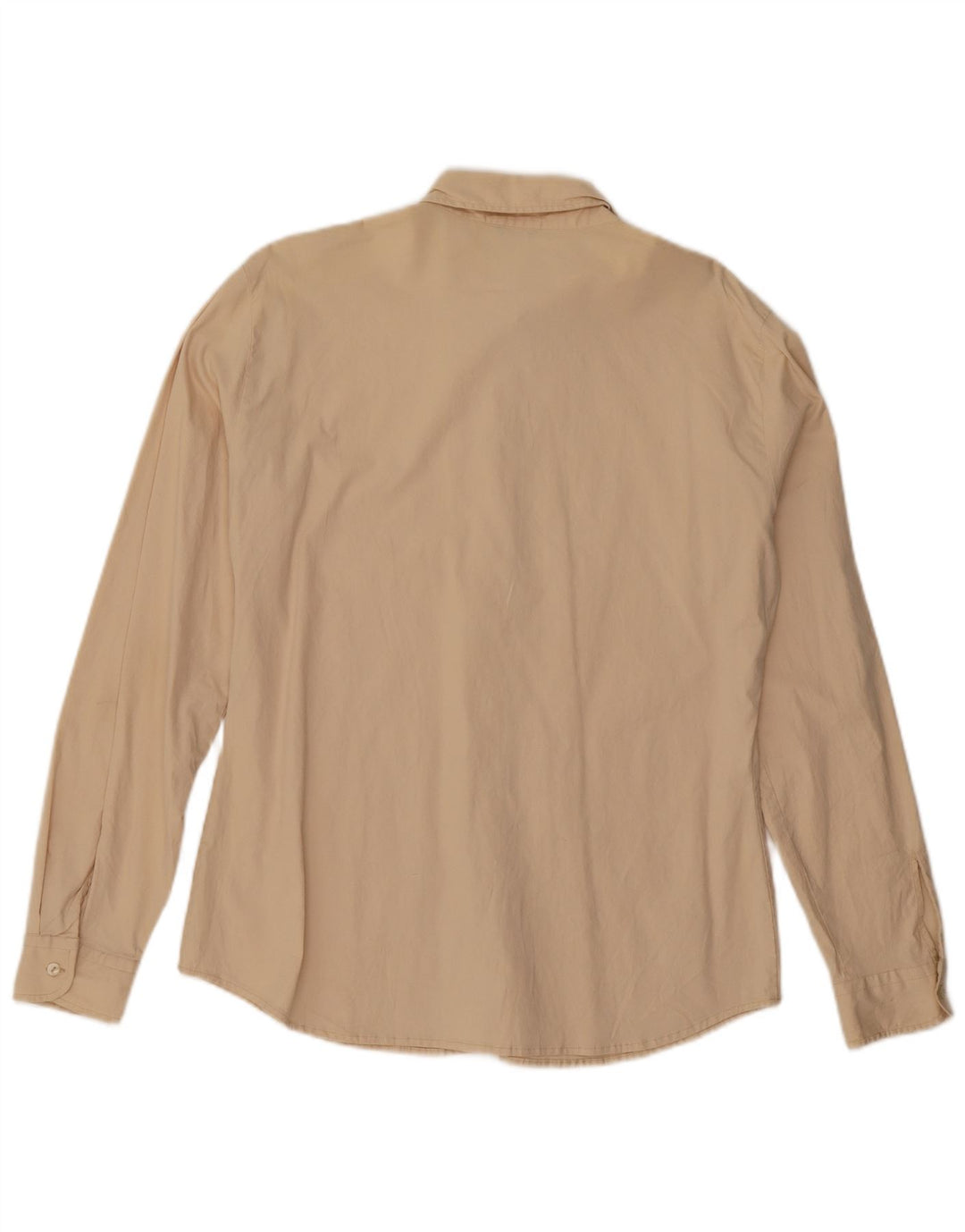 Benetton Womens Shirt UK 16 Large Beige