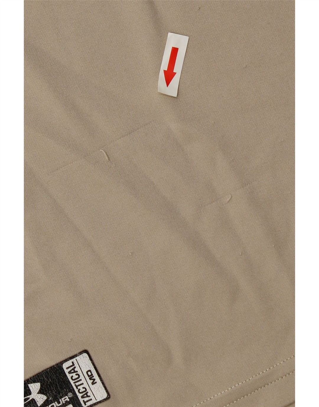 Under Armour Herre T-Shirt Top XL Beige Polyester