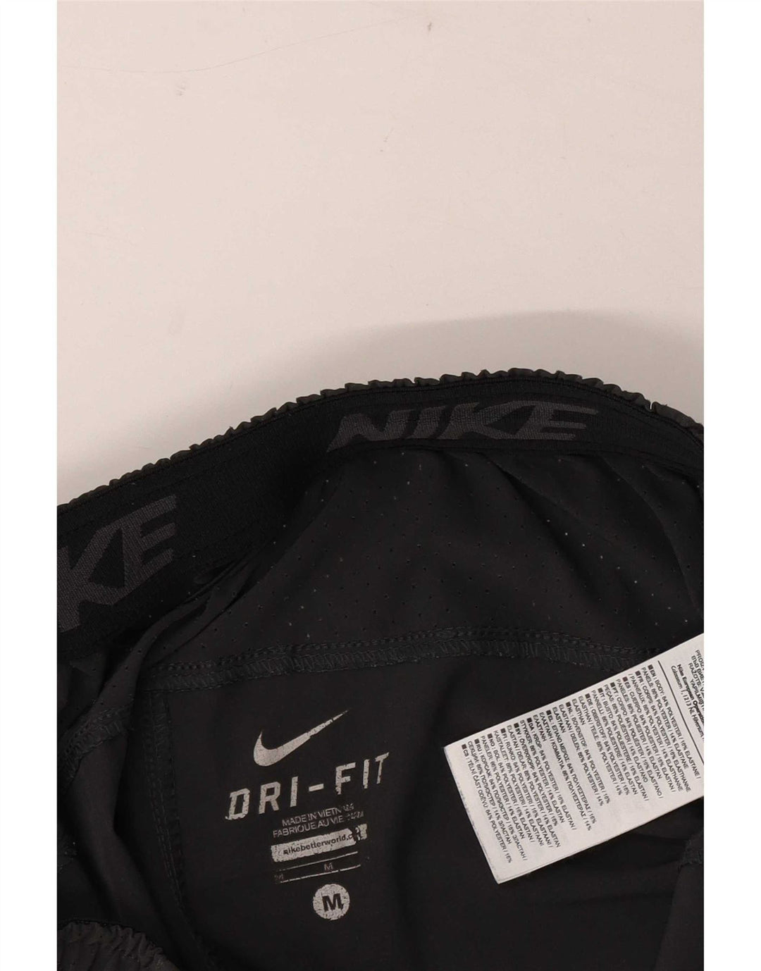 Nike Mens Dri Fit Graphic Sport Shorts Medium Grey Polyester