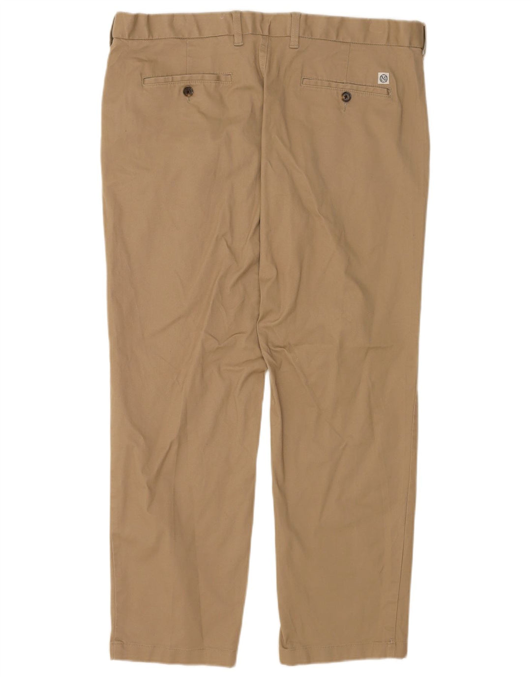 Marks & Spencer Mens Heritage Regular Fit Chino Trousers W38 L29 Beige
