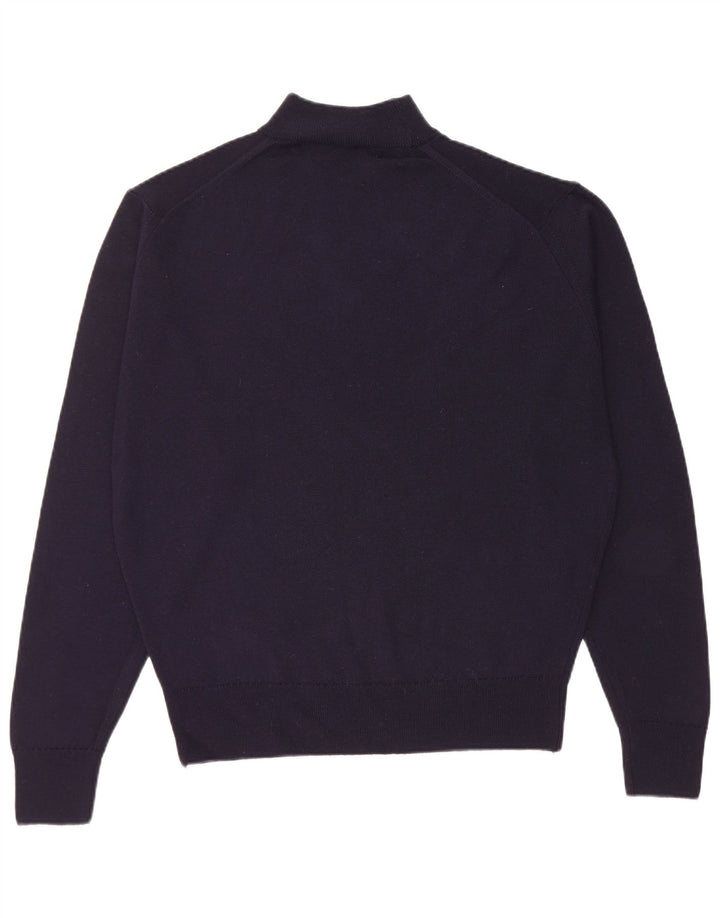 Maglione maglione collo alto vestibilità regolare da uomo St. Bernard grande blu navy