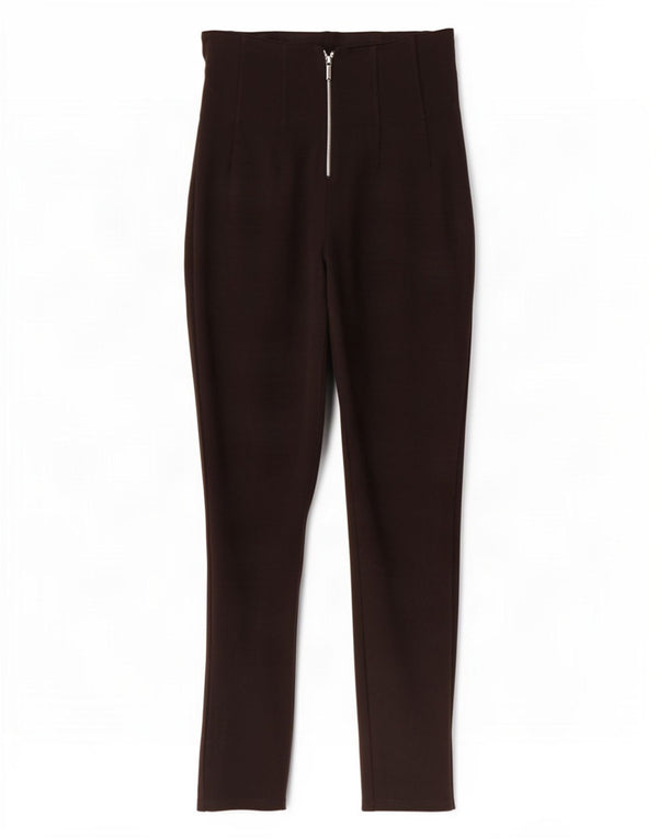Zara Γυναικείο Skinny Casual Παντελόνι Small W26 L28 Black Viscose
