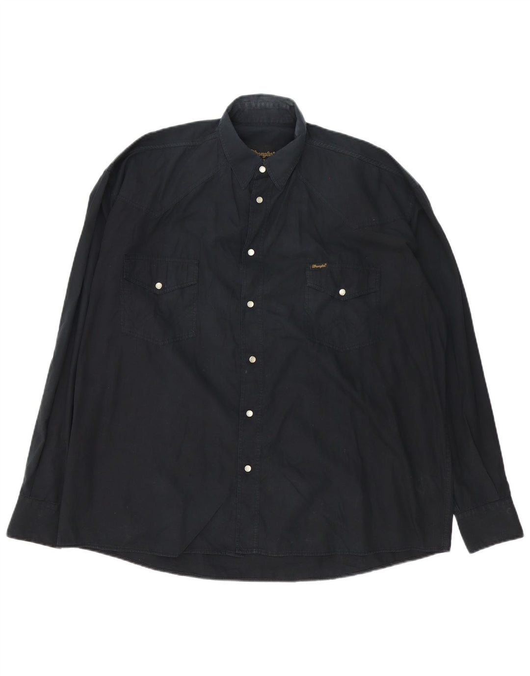 Wrangler Mens Loose Fit Shirt Large Black
