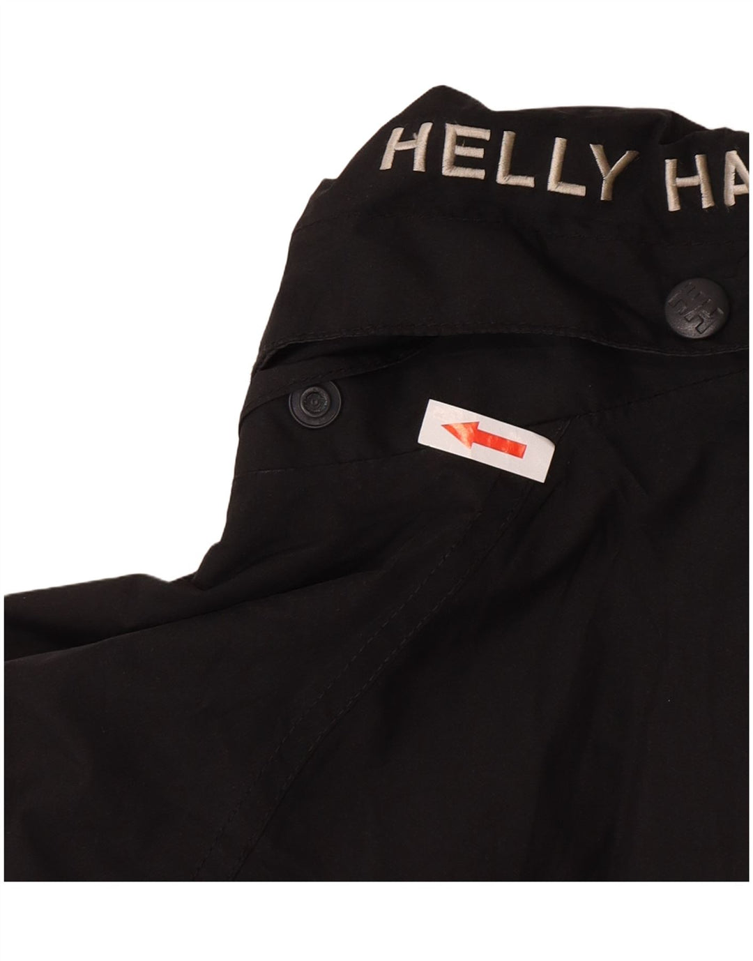 Helly Hansen Boys Windbreaker Jacket 11-12 Years Black Polyester