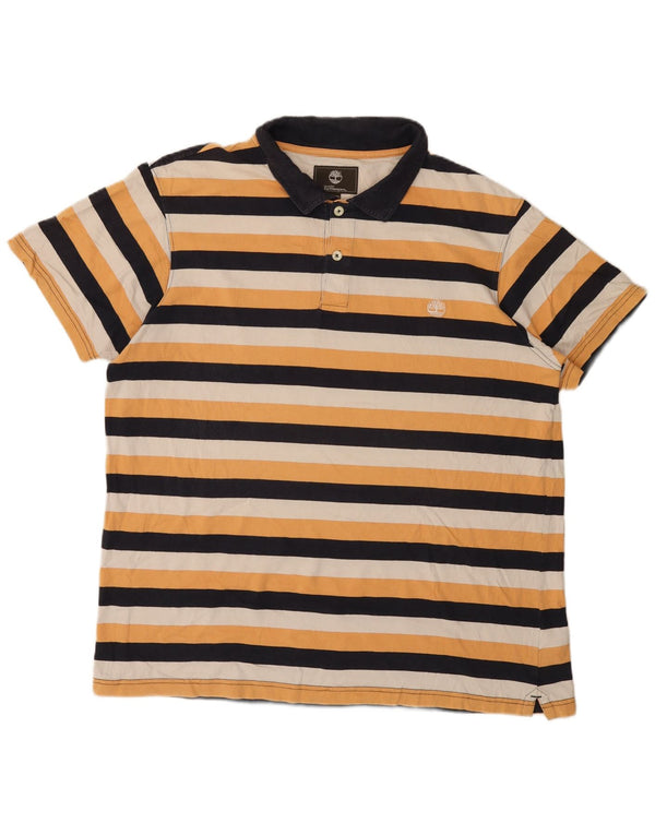 Polo Timberland da uomo Earthkeepers vestibilità regolare 2XL a righe gialle