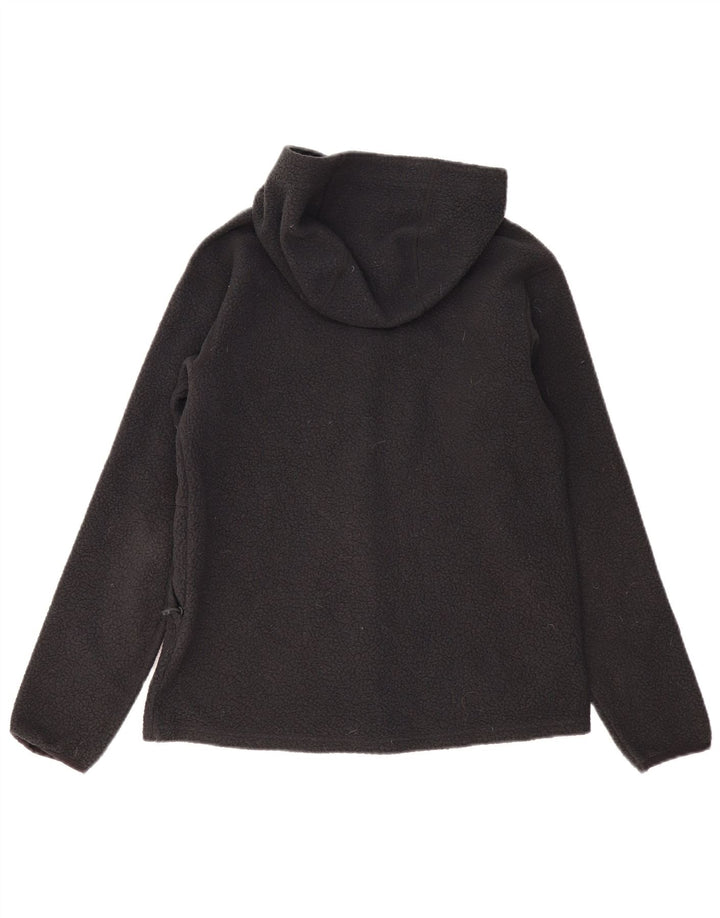 Berghaus Womens Hooded Fleece Jacket UK 10 Small Black