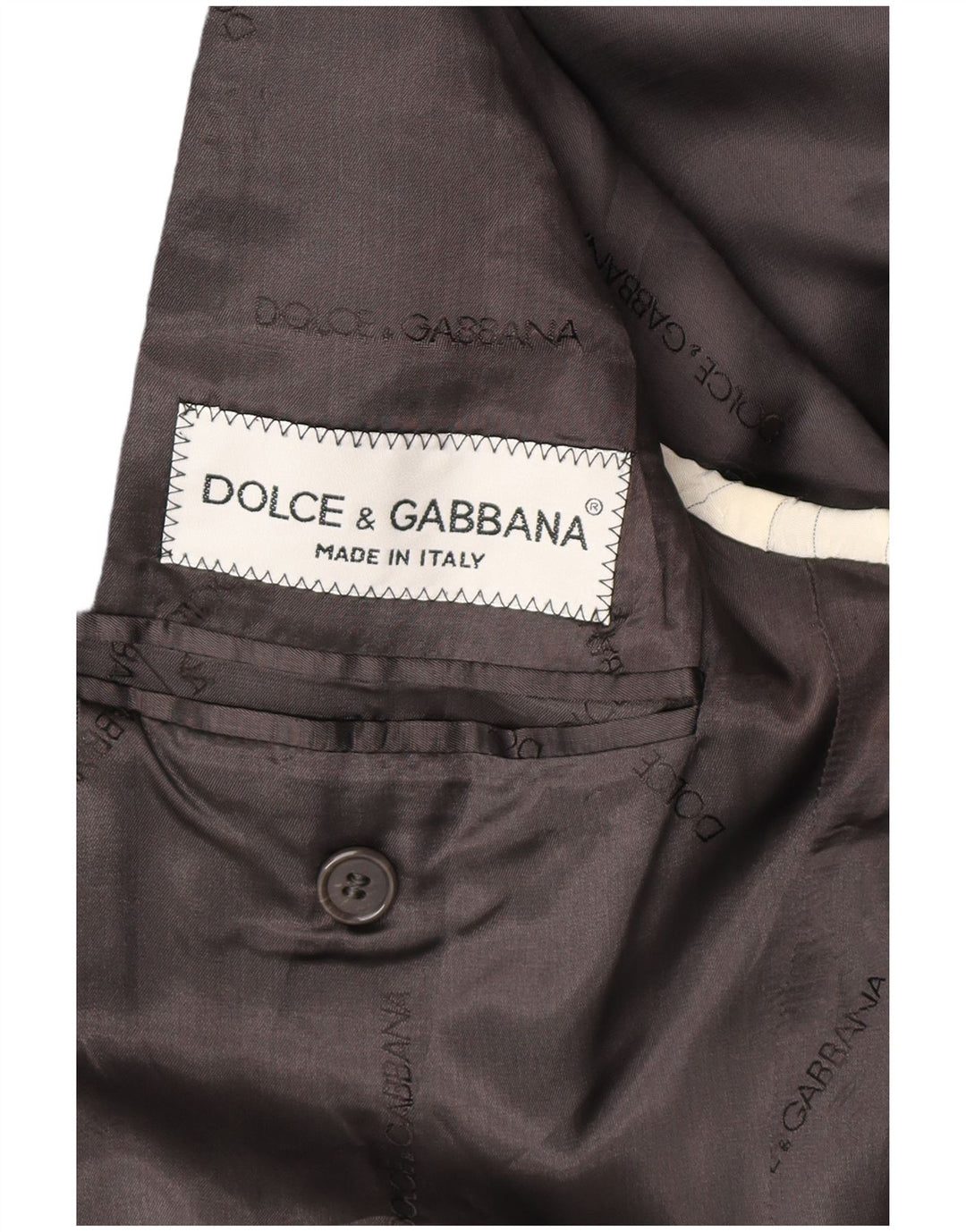 Dolce & Gabbana Mens 3 Button Blazer Jacket IT 50 Large Grey Viscose