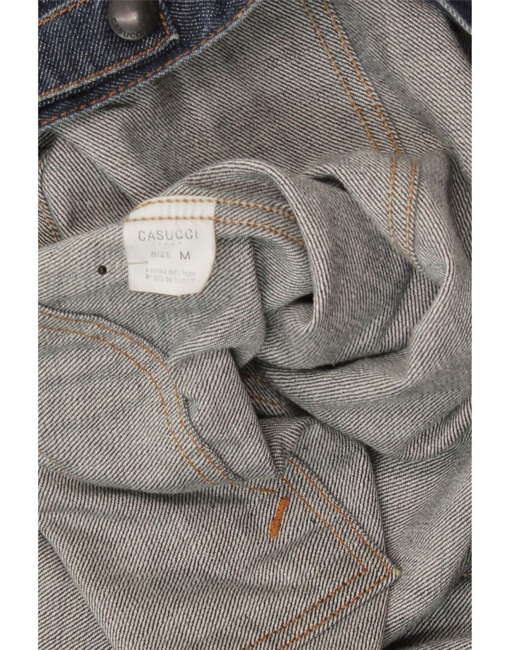 Casucci Herre Denim Denim Jacket UK 38 Medium Blue Cotton
