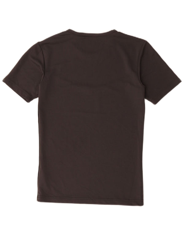 Puma Mens T-Shirt Top Small Black Colourblock Polyester