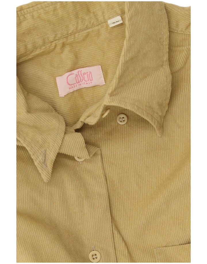 Cassera Damefløjlsskjorte IT 46 Large Beige