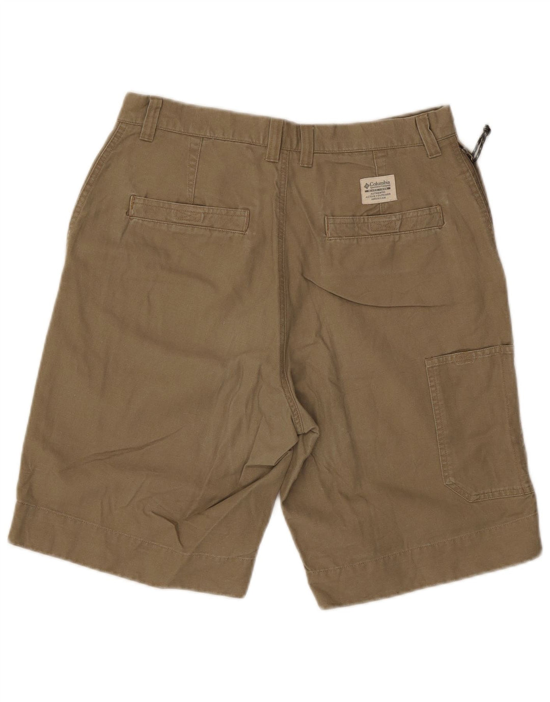 Pantaloncini cargo da uomo Columbia W32 cotone kaki medio