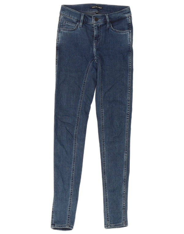 Jeans Levi's Donna Line 8 Skinny W23 L30 Cotone Blu