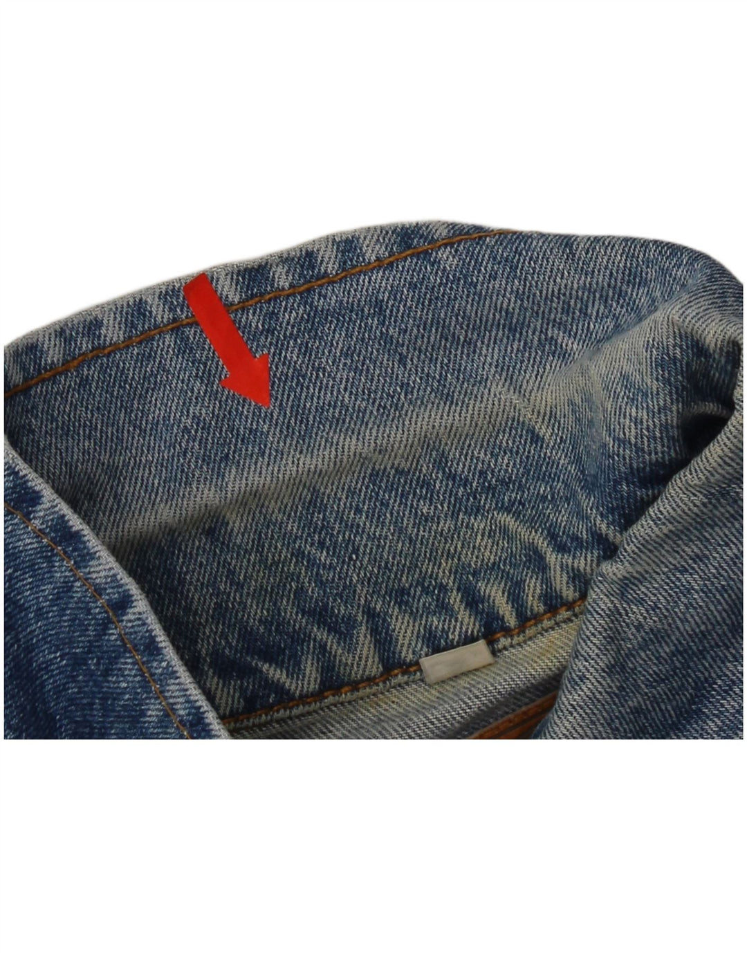Vintage Mens Denim Jacket UK 36 Small Blue Cotton