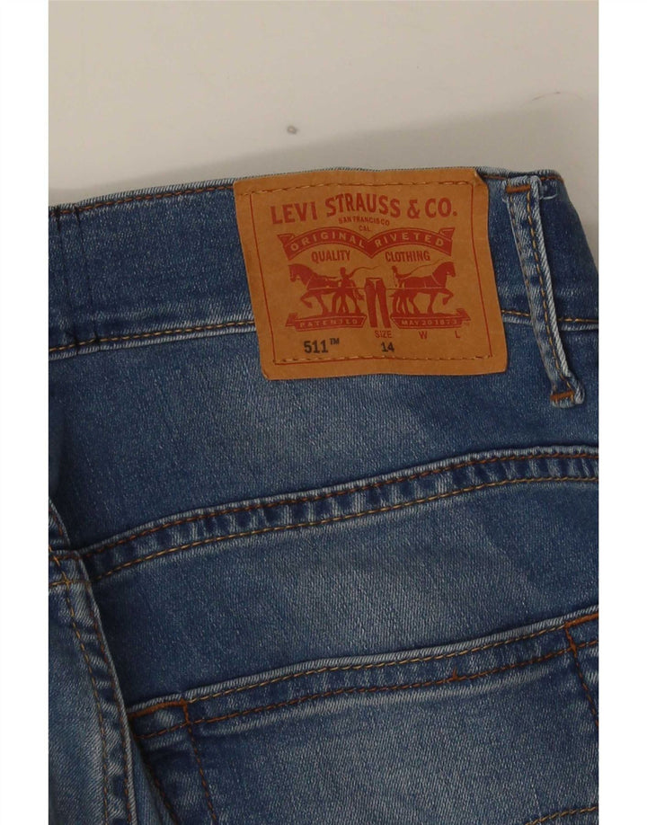 Levi's Boys 511 Slim Jeans 13-14 Years W28 L27 Blue