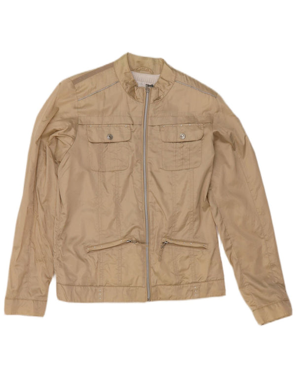 Geox Respira Bomberjacke für Mädchen, 13–14 Jahre, beige, Polyamid