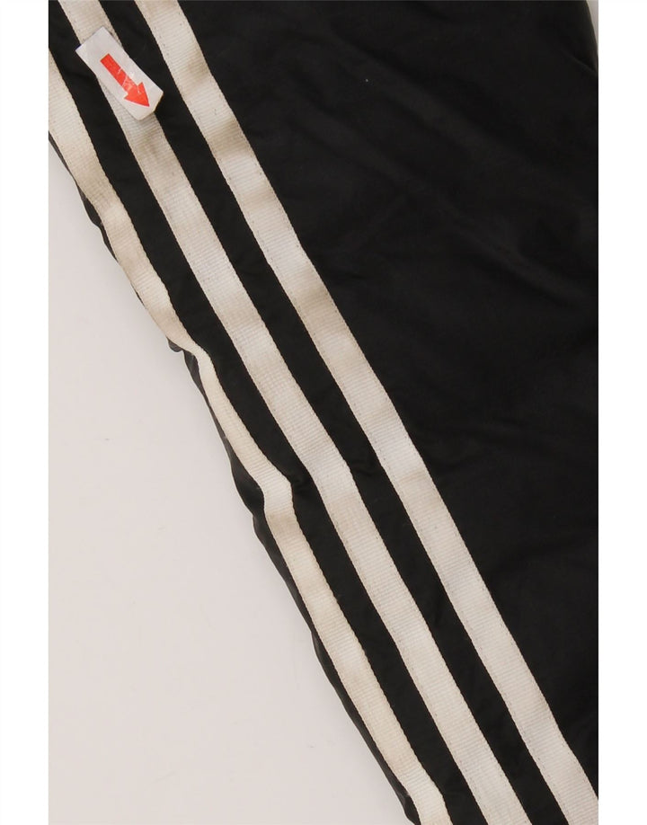 Adidas Womens Hooded Padded Jacket UK 8 Small Black Nylon
