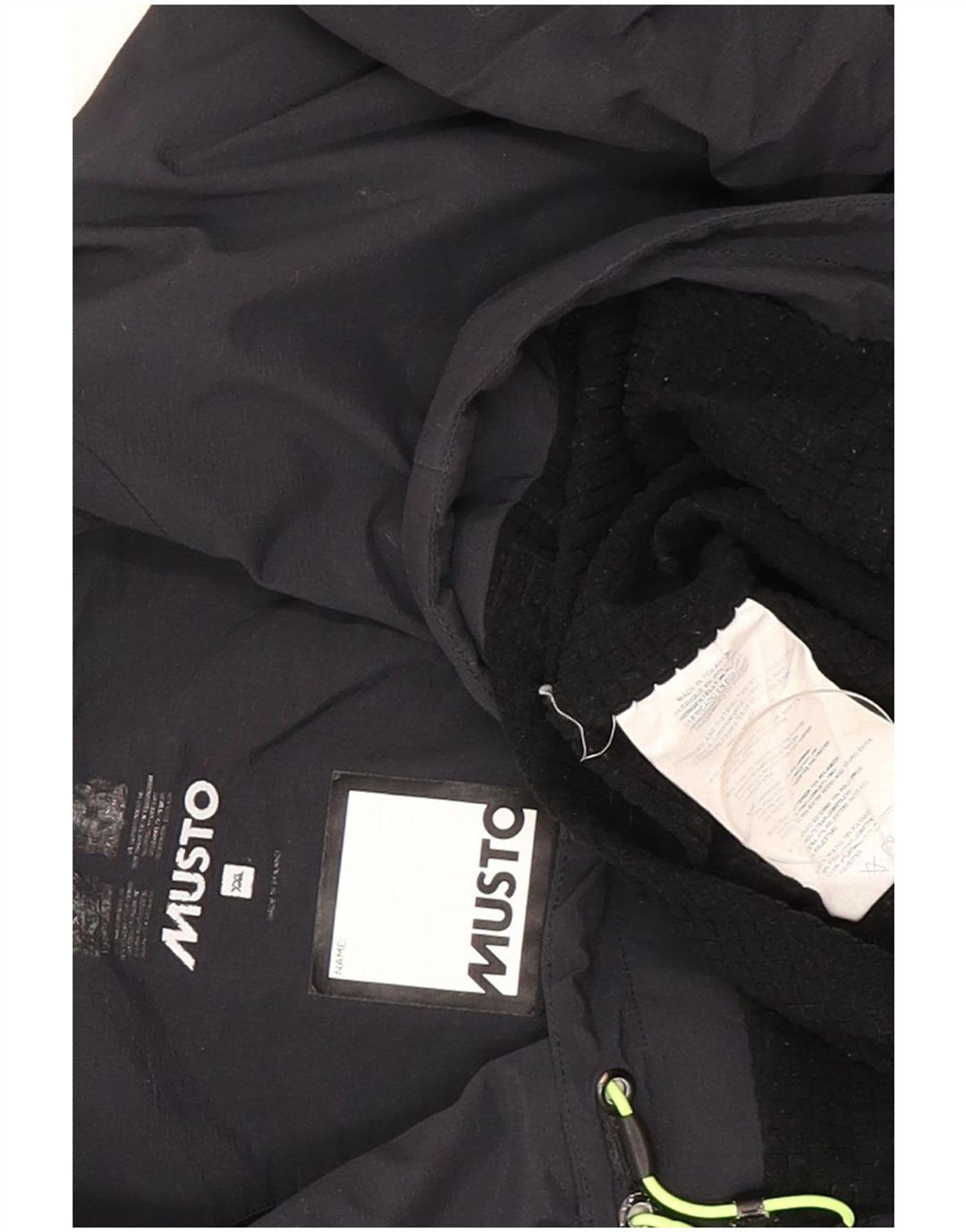 Musto Veste de Pluie Homme UK 44 2XL Bleu Marine Polyamide