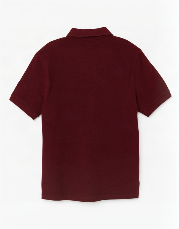 Camisa polo masculina de ajuste regular da Marks & Spencer XL algodão Borgonha