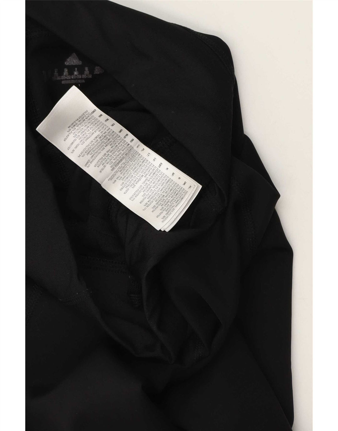 Adidas Femmes Capri Leggings UK 8 Petit Noir Polyester