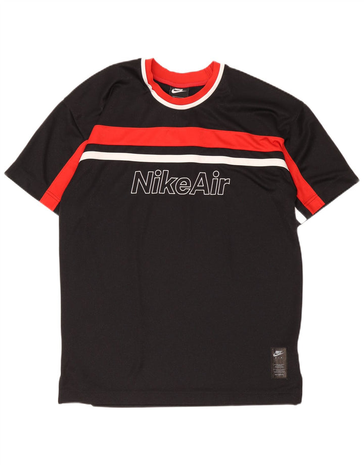 Nike Hommes Regular Graphic T-Shirt Haut Noir Colorblock Polyester