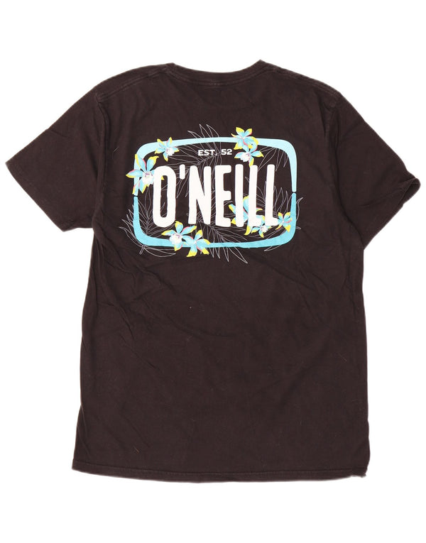 O'Neill Herre Modern Fit Grafisk T-shirt Top Medium Sort Bomuld