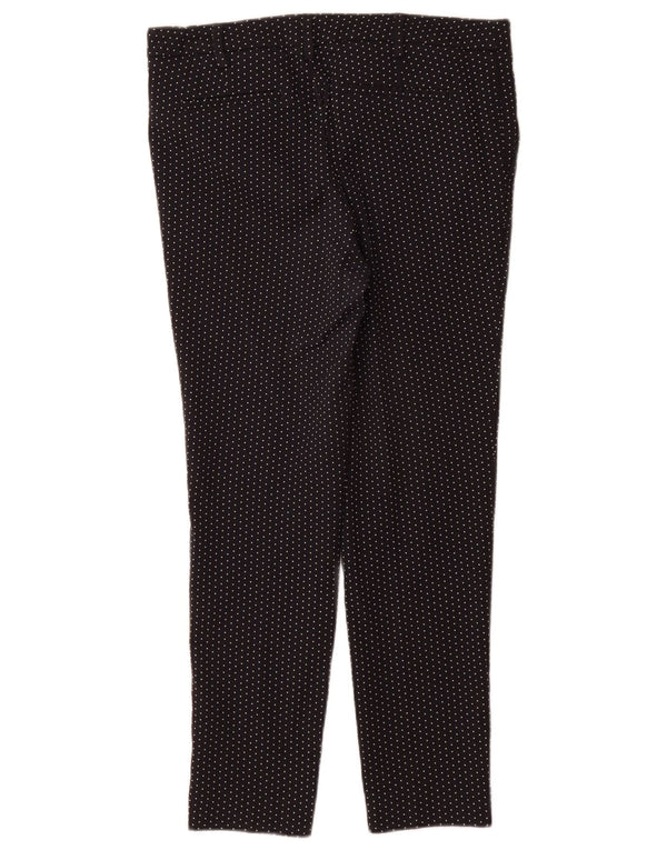 Henry s Pantalón chino delgado para mujer IT 44 Medium W30 L28 Azul marino manchado