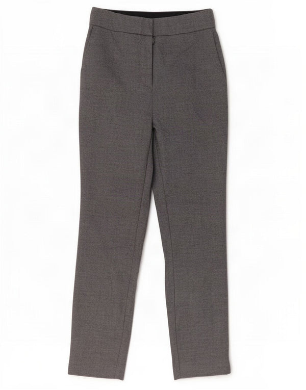Zara Womens Slim Chino Trousers Small W26 L27 Grey Colourblock