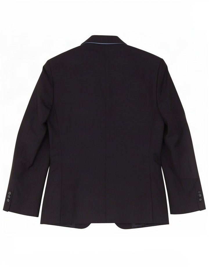 Marks & Spencer Herren-Blazer mit 2 Knöpfen, UK 38, mittelmarineblaue Wolle