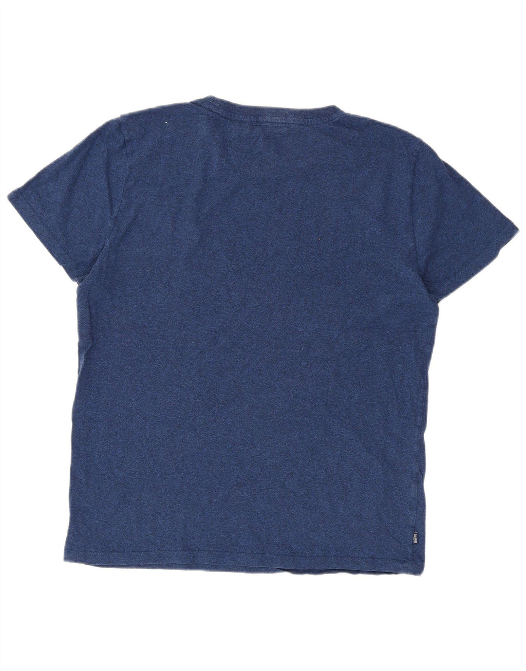 Superdry Mens T-Shirt Top XL Navy Blue Cotton