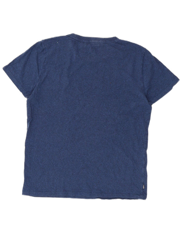 T-shirt da uomo Superdry Top XL in cotone blu navy