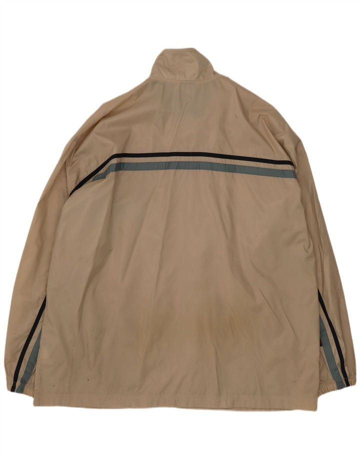 Nike Herren-Trainingsanzugoberteil, Jacke, 2XL, beige gestreift, Polyester
