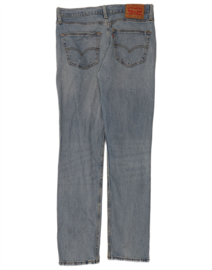Levi's Uomo 511 Slim Jeans W32 L32 Cotone Blu
